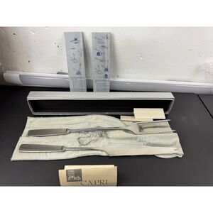 Vintage MCM Hand forged Capri Carving‎ set